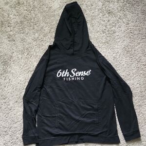 6th Sense Fishing Black Hoodie